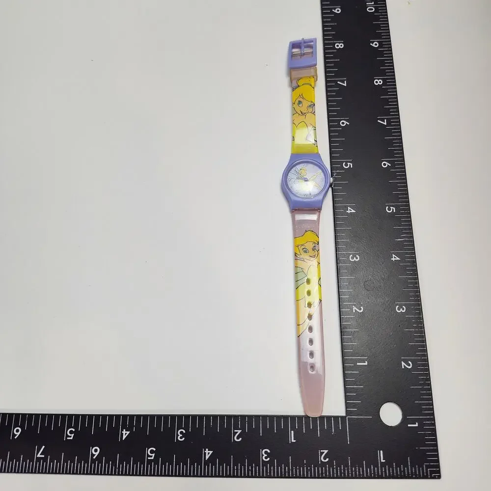 Disney Tinker Bell Kids Watch Purple Case Fairy Strap
